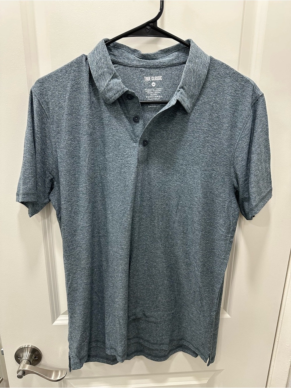 True Classic Men's Slate Heather Polo